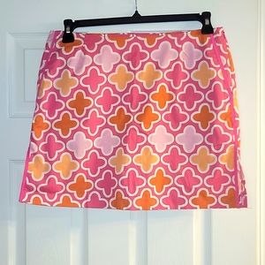 Golftini pink & orange skort sz 10